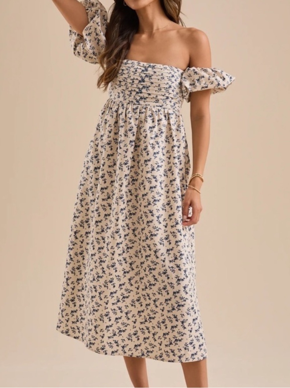Altar’d State Emerson Floral Midi Dress - size Small